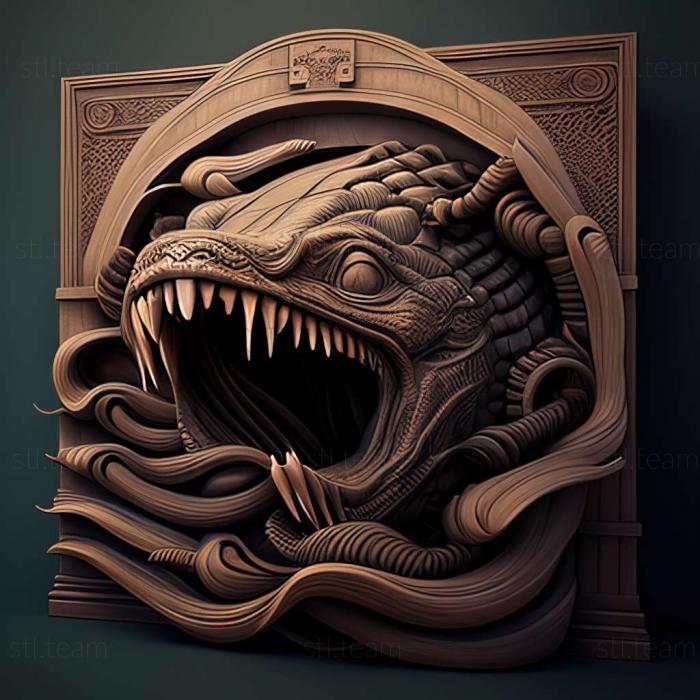 3D model The Old City Leviathan game (STL)